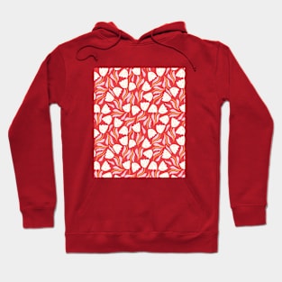 Red Naif Garden Hoodie